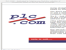 Tablet Screenshot of plc.com
